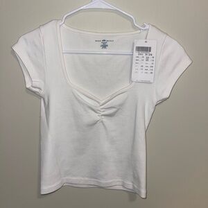 White brandy tee shirt